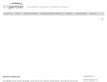 Tablet Screenshot of frtpartner.de